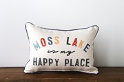 City is My Happy Place Earth Tones Pillow Little Birdie