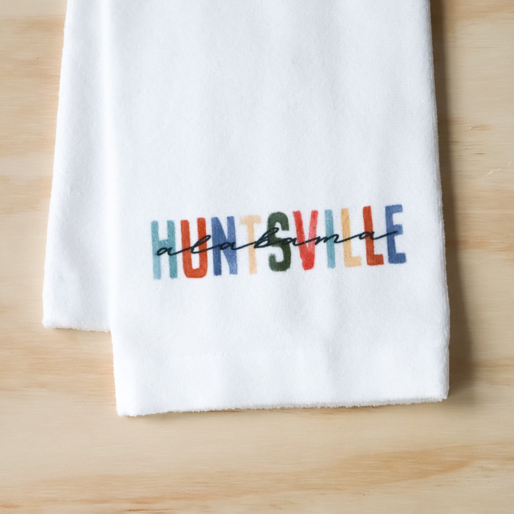 Personalized Housewarming Dishtowel- City and State Tea Towels