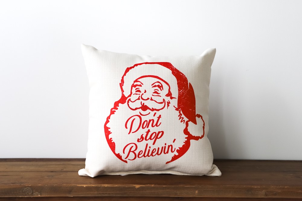 Santa Pillow, Christmas Pillows, Christmas Santa Pillow, Christmas