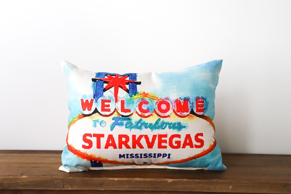 Watercolor Starkvegas Pillow MSU0016