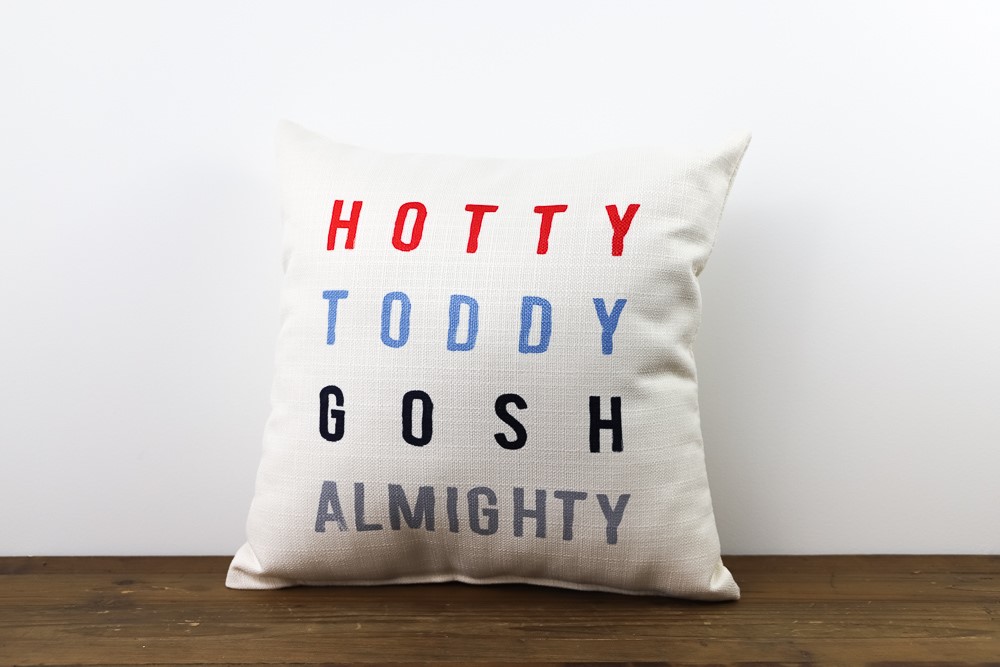 Poster Hotty Toddy Gosh Almighty Pillow UM0114