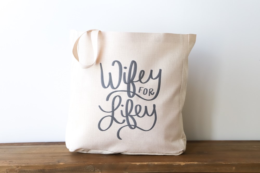 Wifey tote online bag