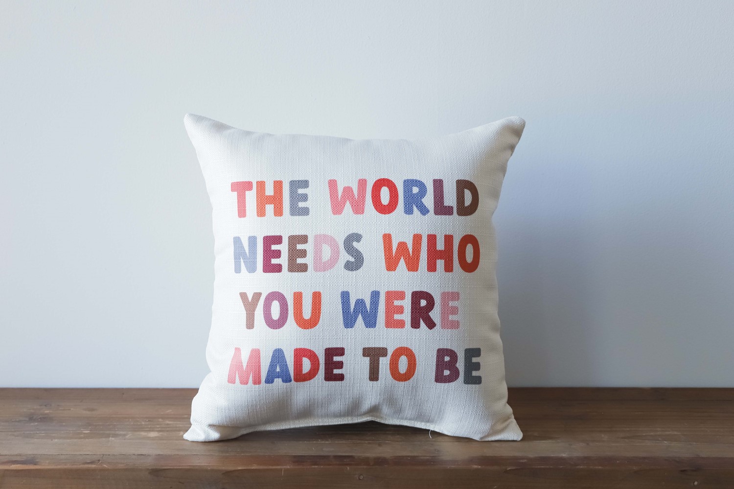 Happy Fall Distressed Words Pillow | Little Birdie