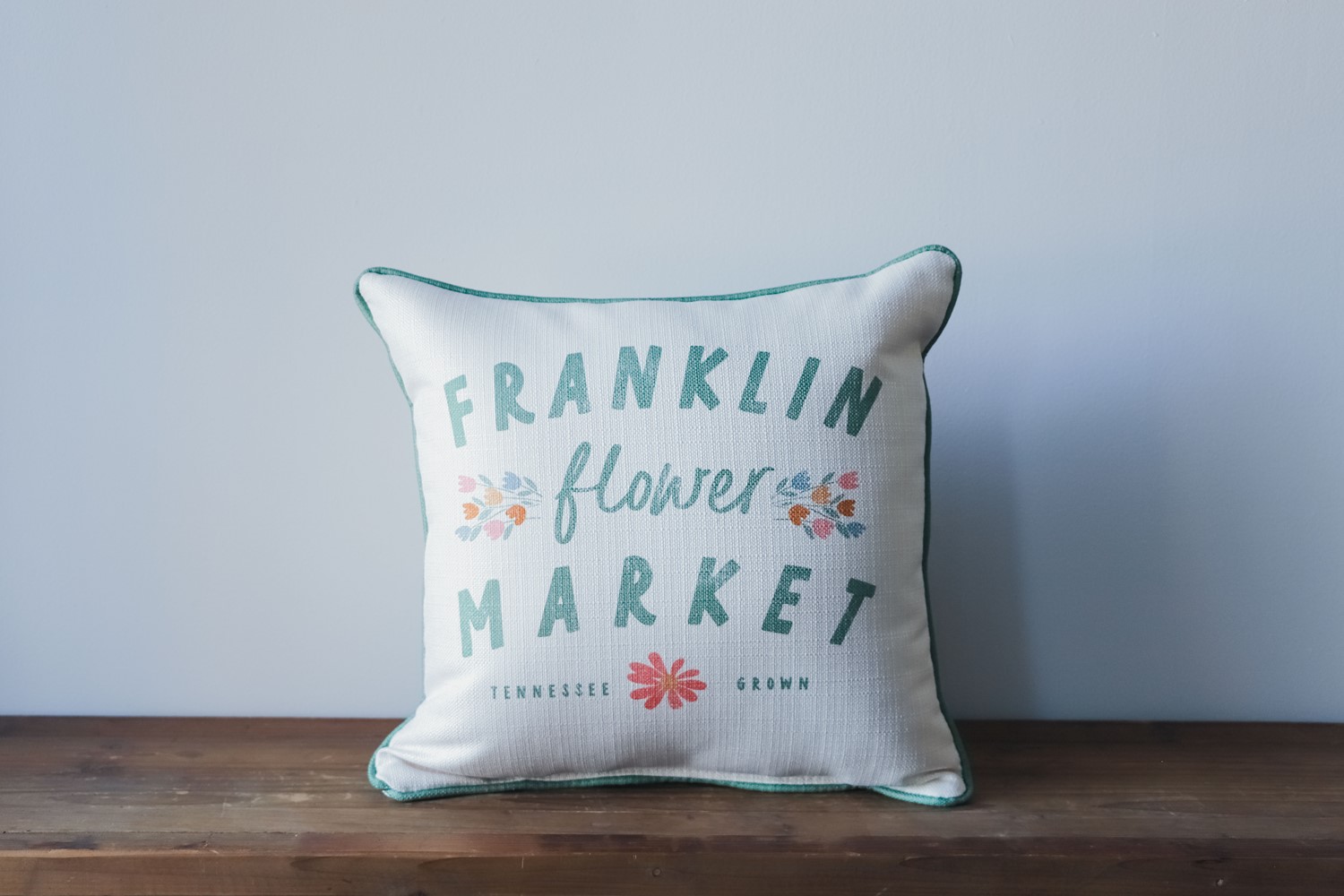 Hometown Flower Market Pillow STE0679