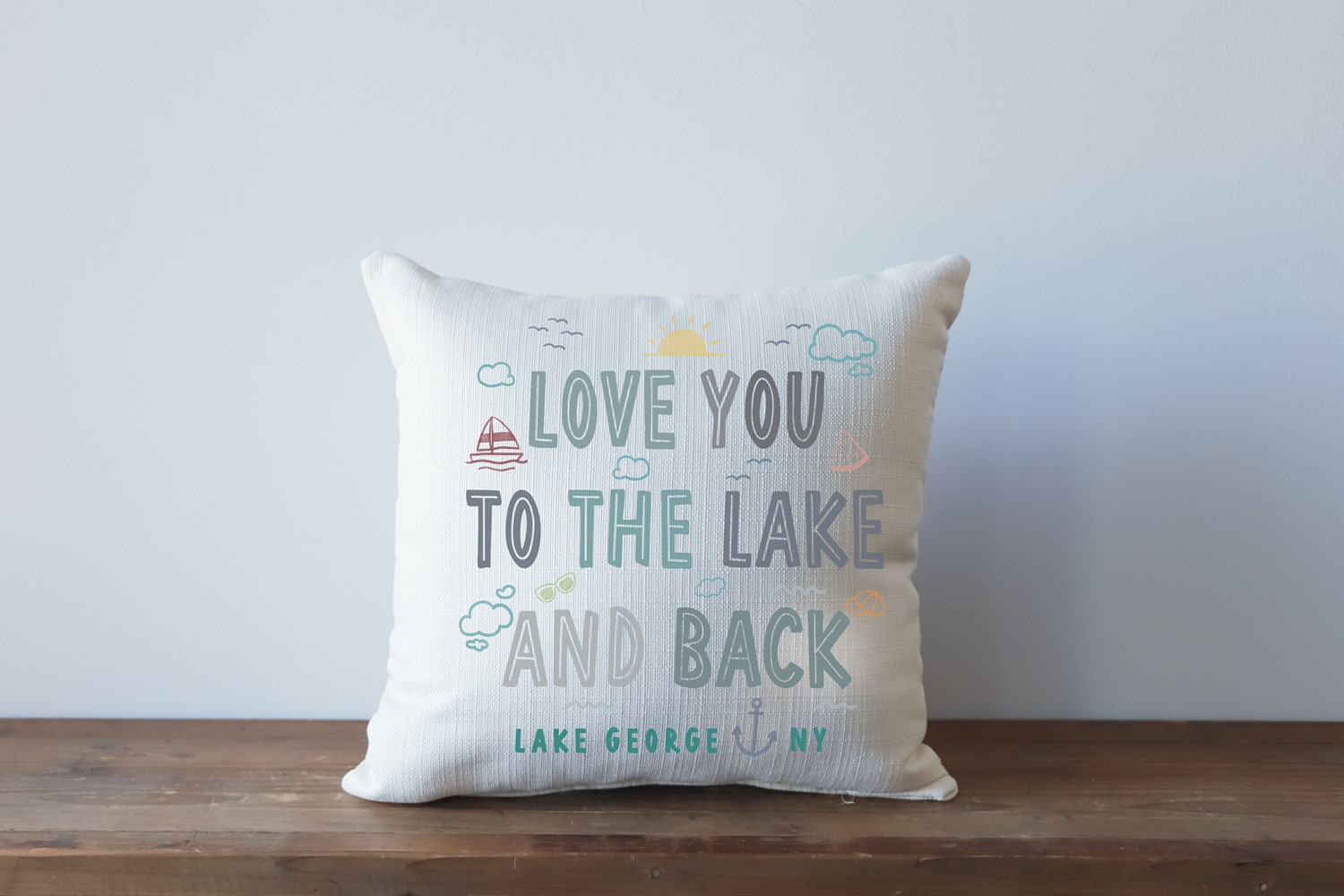 To the Lake & Back Pillow STE0704