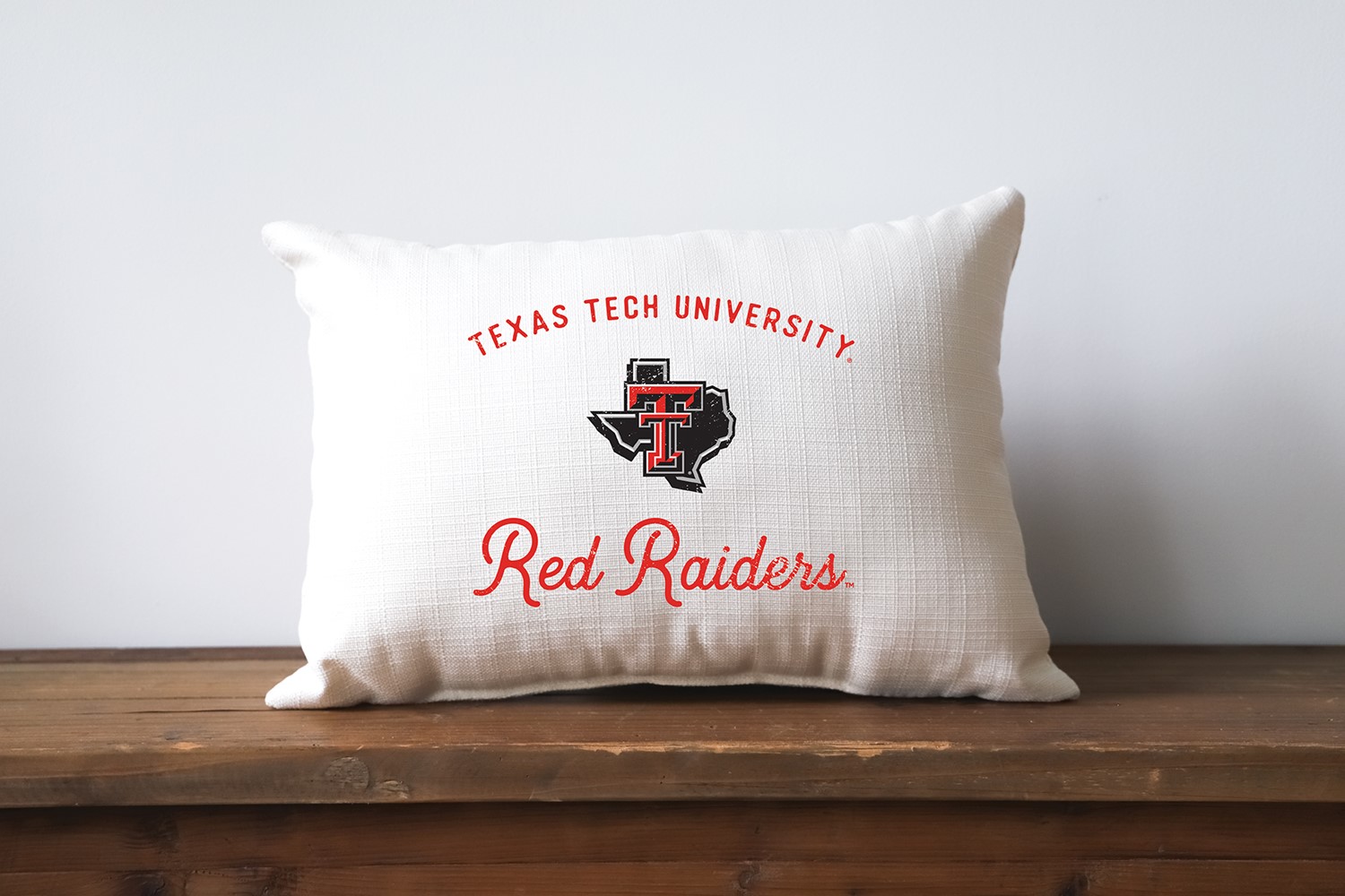 Vintage Texas Tech Red Raiders Pillow TECH0003