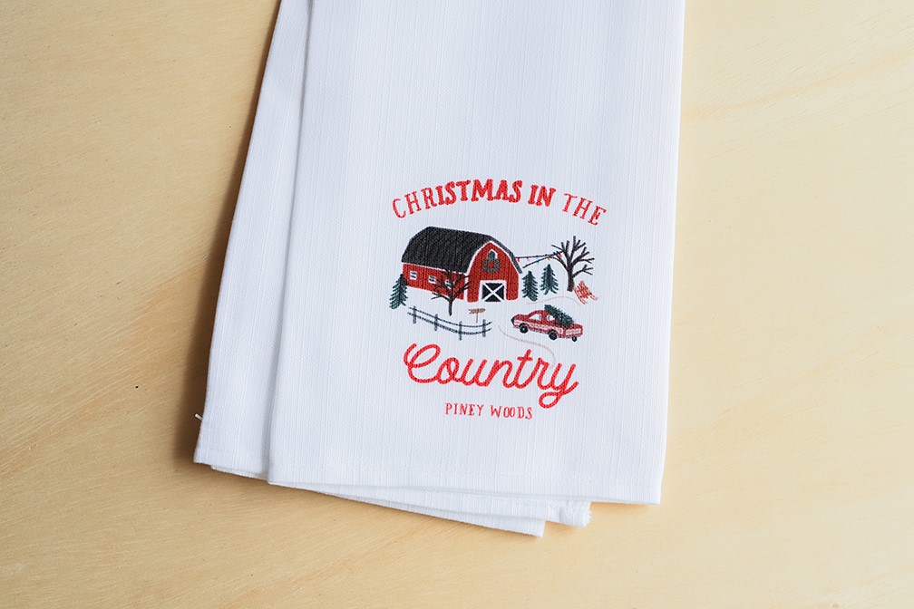 Christmas in the Country Tea Towel CHR0237TT