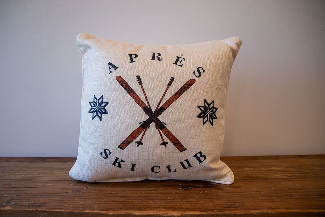 Apres Ski Square Pillow 18x18