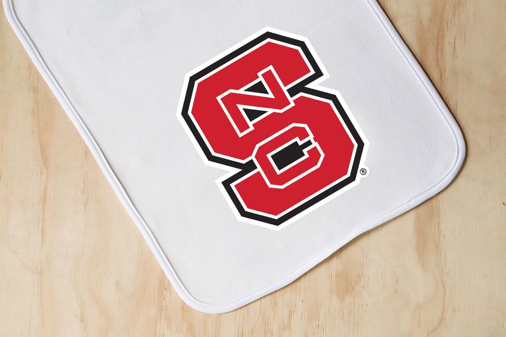 NC State Block Logo Burp Cloth NCSU0002BC