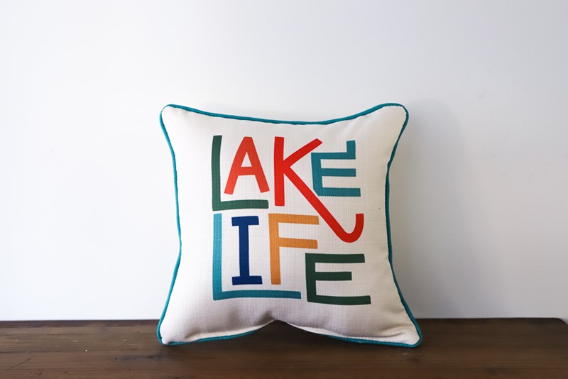 Lake Life Pillow TXT0635