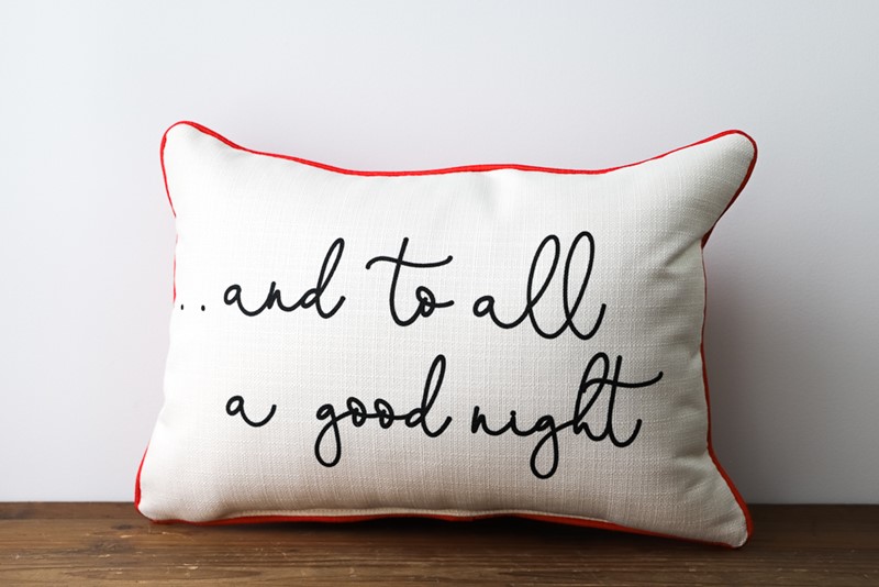 Good night pillow cases hotsell