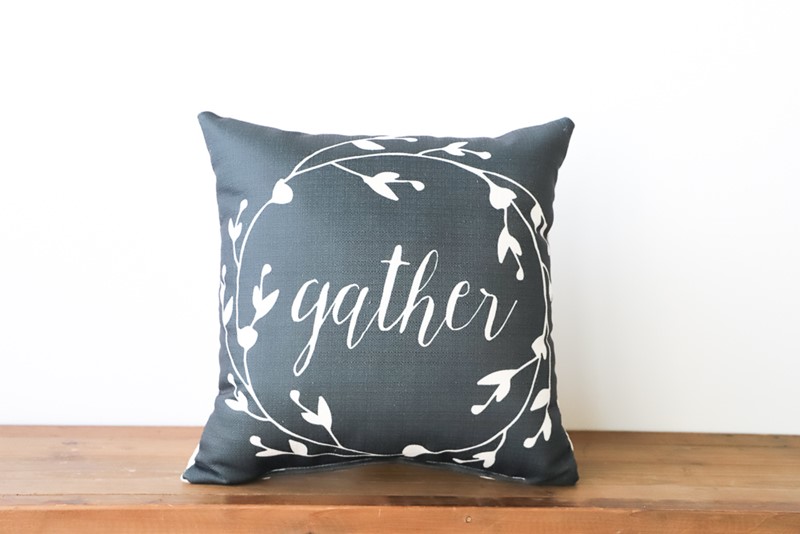 Gather cheap throw pillow