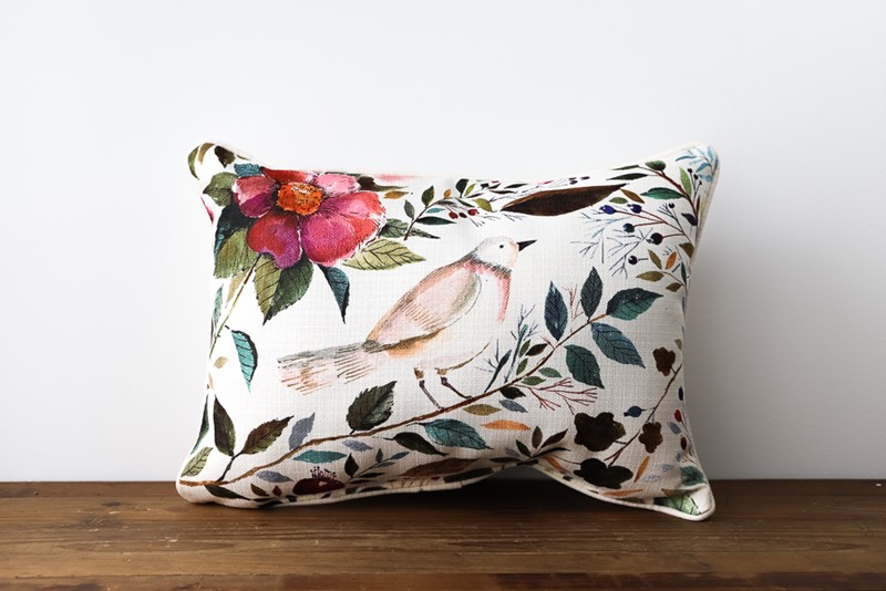 Floral Bird Pillow TXT0569