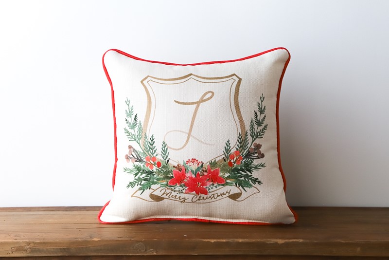 Christmas Crest Pillow CHR0141