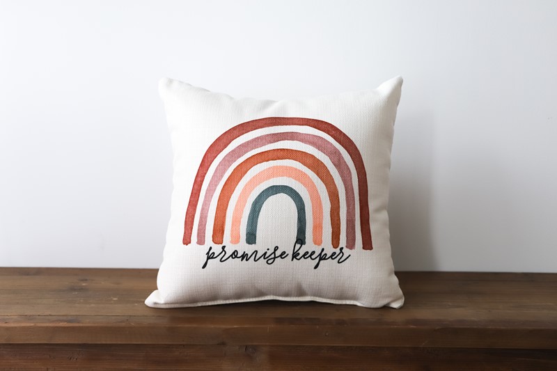 Promise Keeper Rainbow Pillow TXT0738