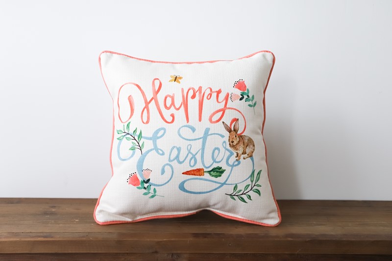 Happy Easter Bunny Pillow SEA0043