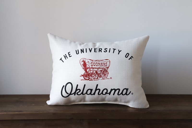 Vintage University of Oklahoma Pillow OU0010