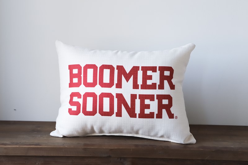 Boomer Sooner Classic Pillow OU0001