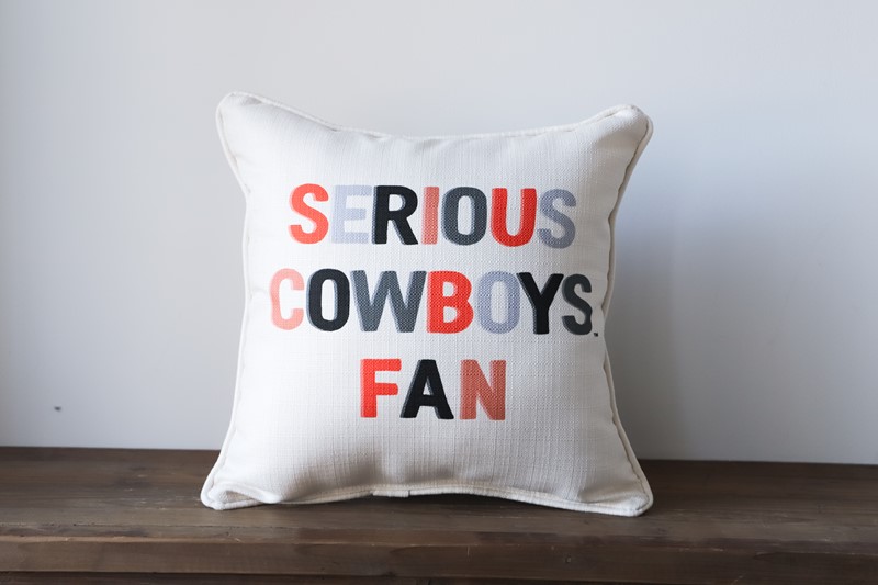 Serious Cowboy Fan Pillow OSU0010