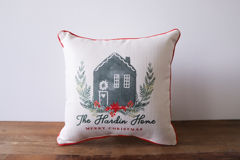 Personalized discount christmas pillows