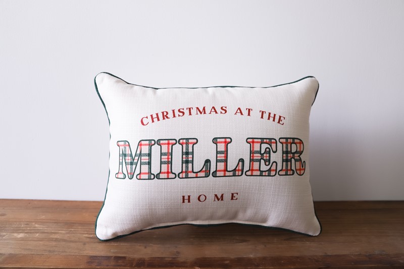 Christmas at the Family Home Pillow CHR0162