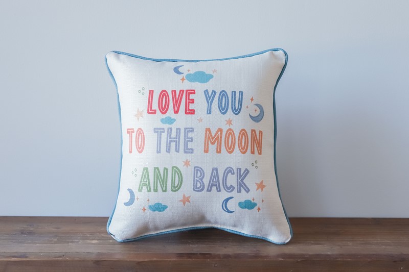 To the moon 2025 and back pillow