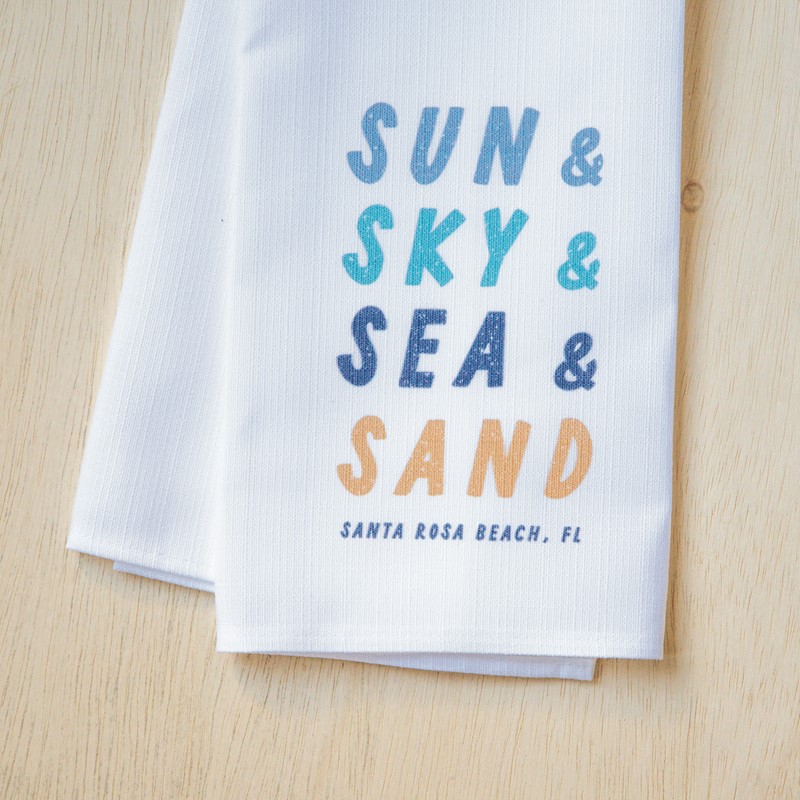 Sunset Beach Kitchen Towels - Islands Art & Bookstore