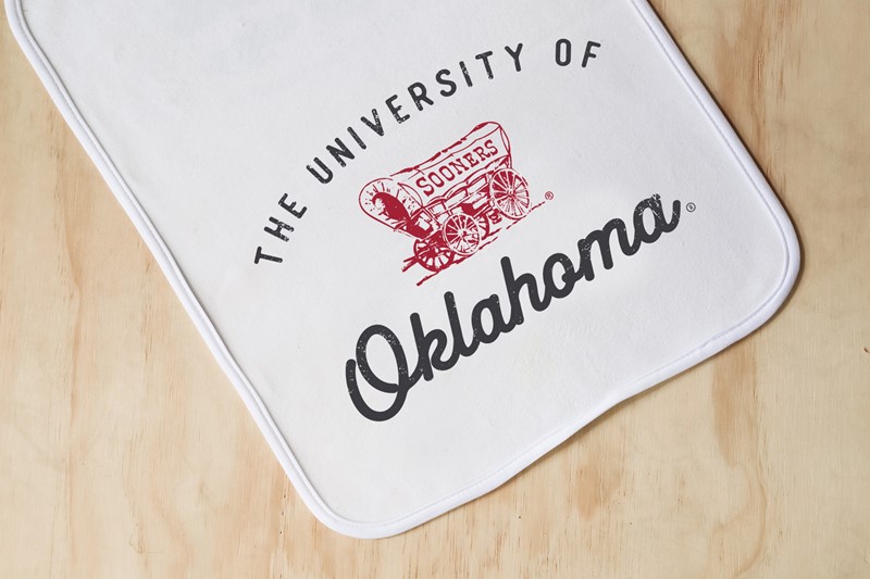 Vintage University of Oklahoma Burp Cloth OU0010BC