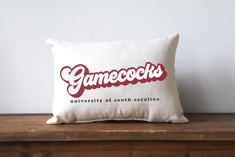 Groovy Gamecocks Pillow USC0007