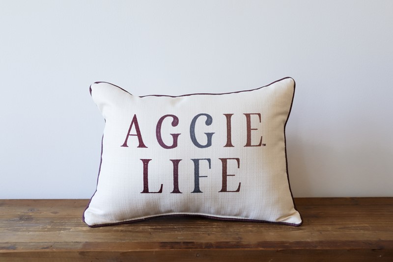 Aggie Life Pillow TAM0030