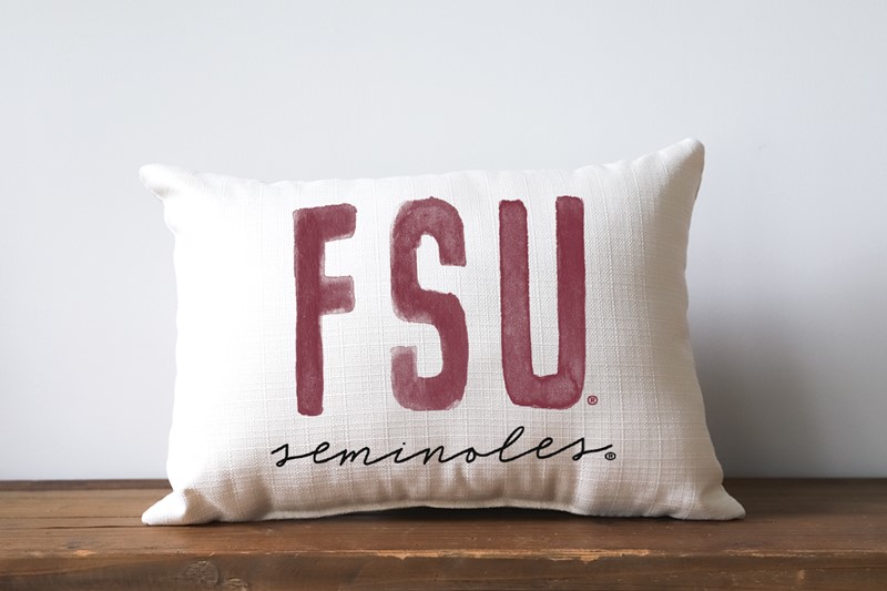 Handmade Customizable Florida State high quality Throw Cushion