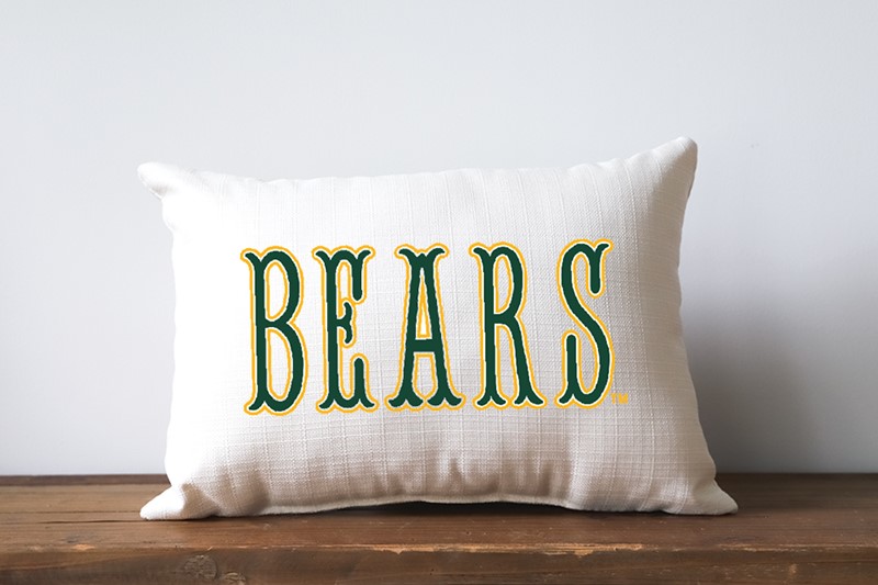 Baylor Traditional Bears Pillow BU0017