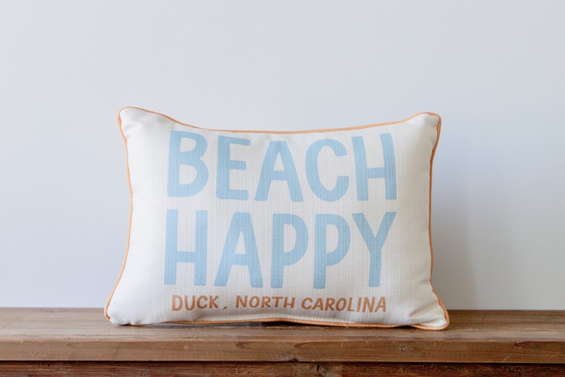 Light Beach Happy Pillow TXT1013