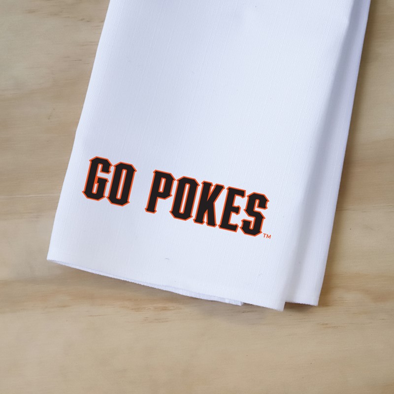 Go Pokes Logo Tea Towel OSU0035TT