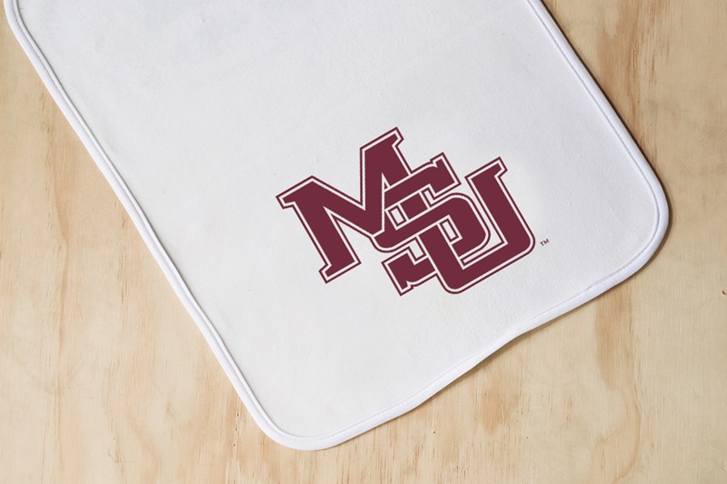 MSU Interlocking Logo Burp Cloth MSU0016CVBC