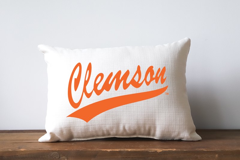 Clemson throw pillows best sale