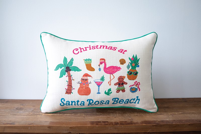 Beachy christmas pillows best sale