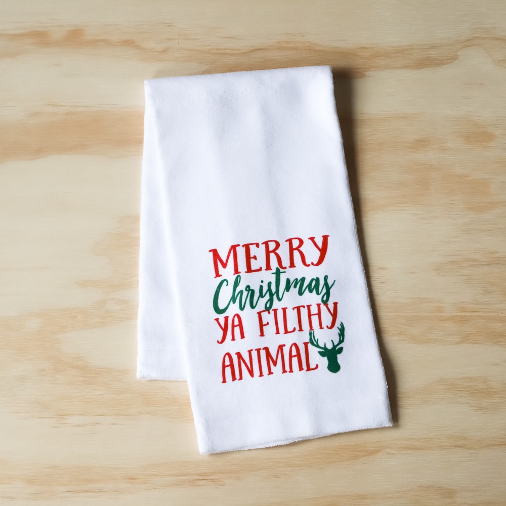 Festive as F*@k Funny Cotton Kitchen Towel From The Coin Laundry – Tiny  Quail