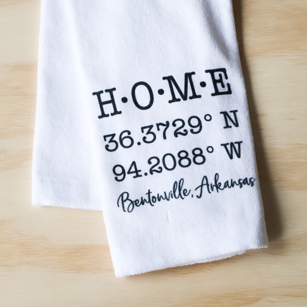 Thin Line Home Sweet Home Dish Towel | Little Birdie