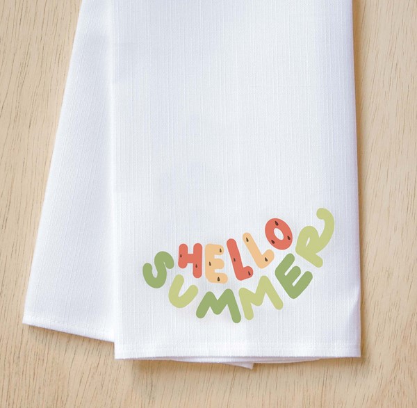 Bee Happy Botanical Bee Dish Towel | Little Birdie