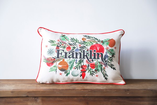 12 Days Of Christmas Pillow | Little Birdie